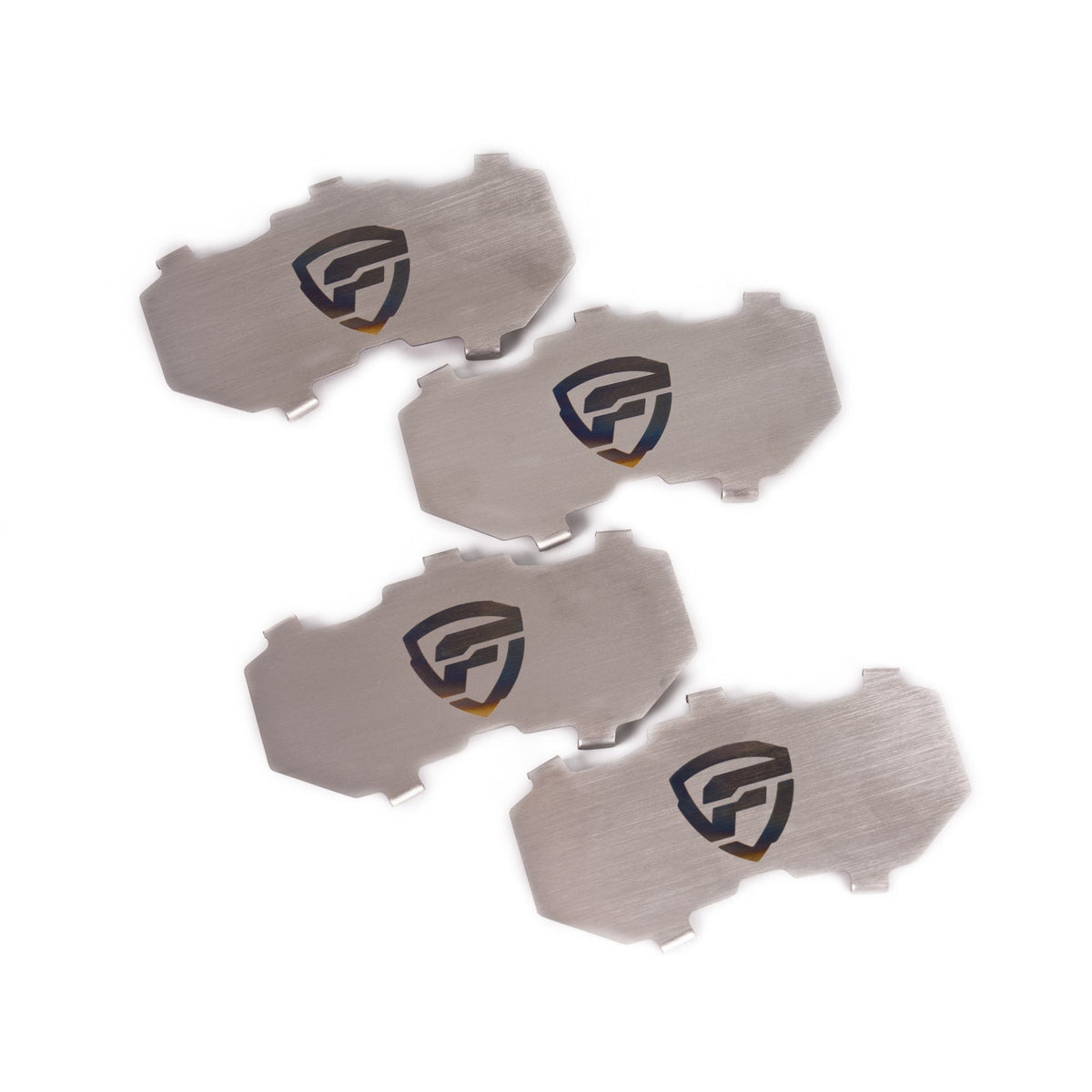 FactionFab titanium front brake shims for WRX, BRZ, and 86, D1539 fitment
