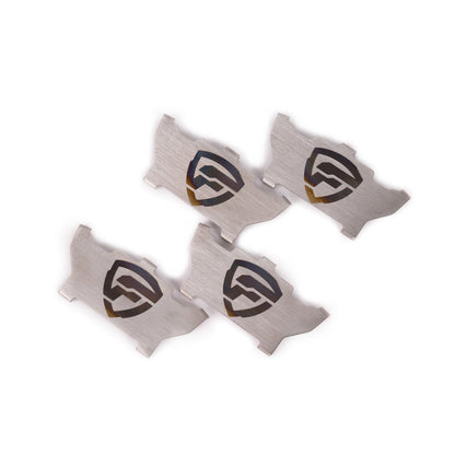 FactionFab titanium rear brake shims for Subaru WRX, BRZ, and Toyota 86, D1124