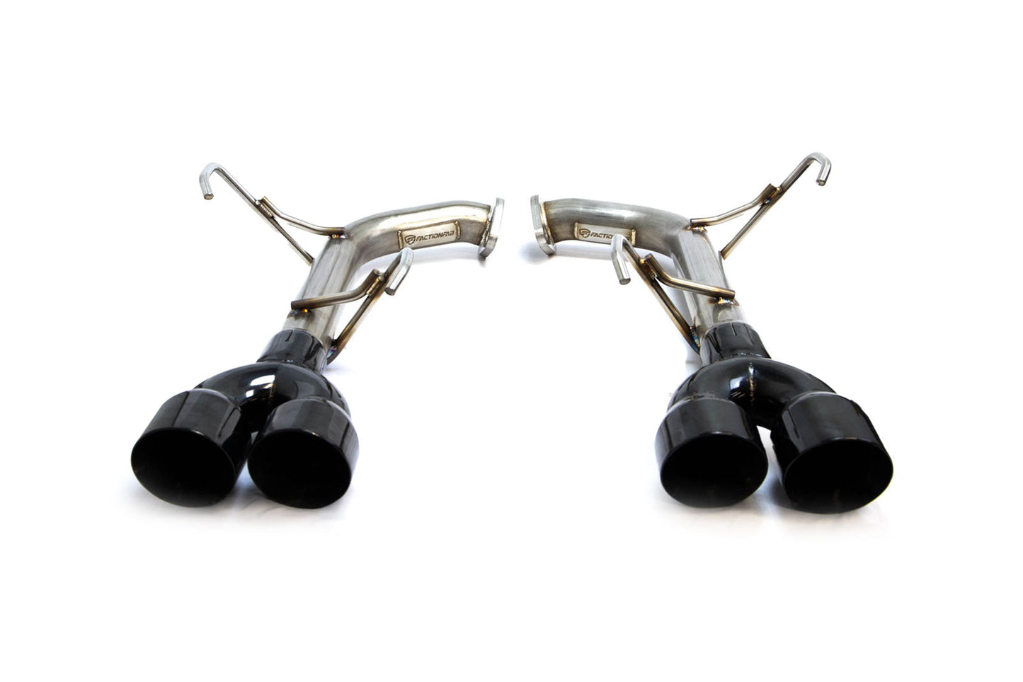 FactionFab Axle Back Exhaust - 2022+ Subaru WRX (Black Chrome Tip)