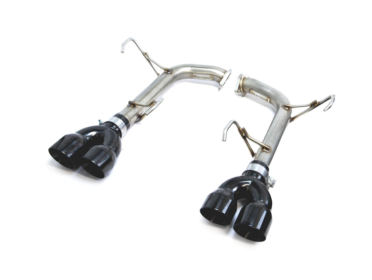 FactionFab Axle Back Exhaust - 2022+ Subaru WRX (Black Chrome Tip)