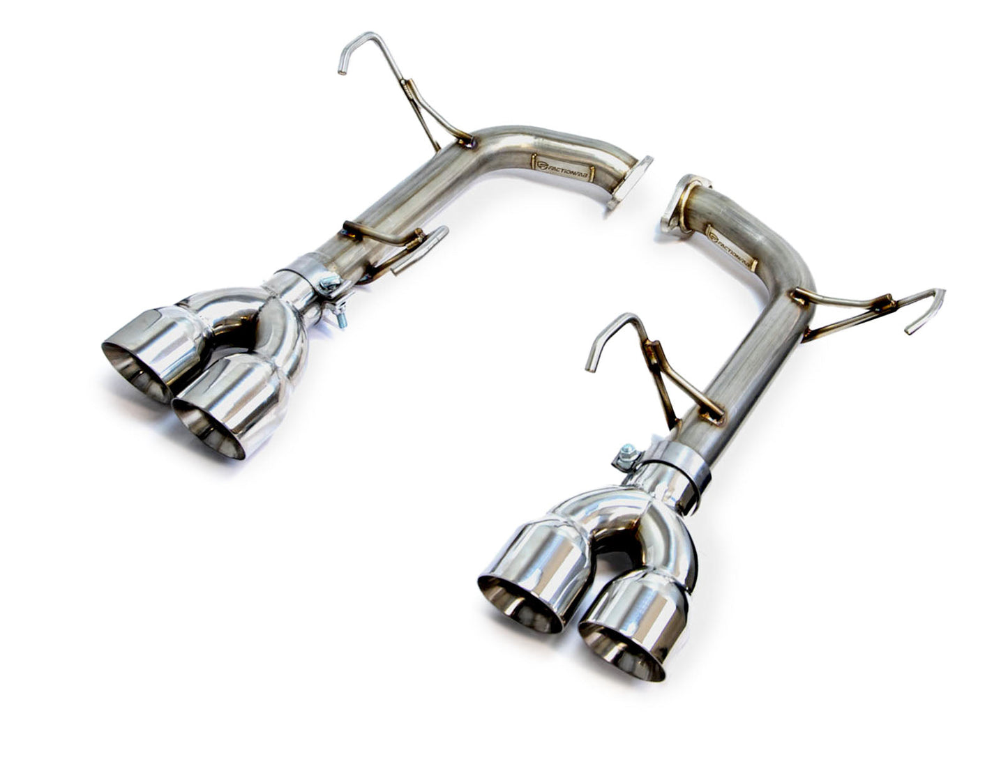 FactionFab Axle Back Exhaust - 2022+ Subaru WRX (Polished Tip)