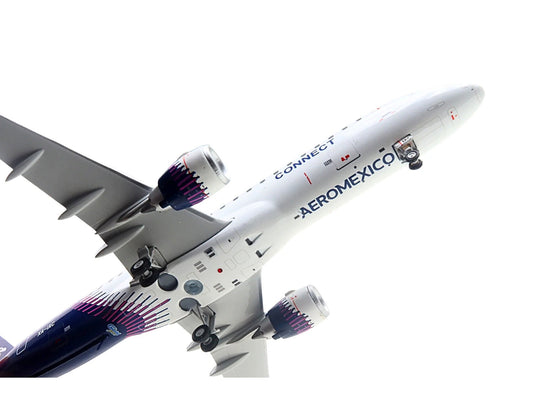 Embraer ERJ-190 Commercial Aircraft "Aeromexico Connect" (XA-IAC) White with Blue Tail "Gemini 200" Series 1/200 Diecast Model Airplane by GeminiJets