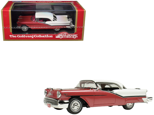 1957 Oldsmobile Starfire Royal Glow Red and Alcan White Limited Edition to 200 pieces Worldwide 1/43 Model Car by Goldvarg Collection