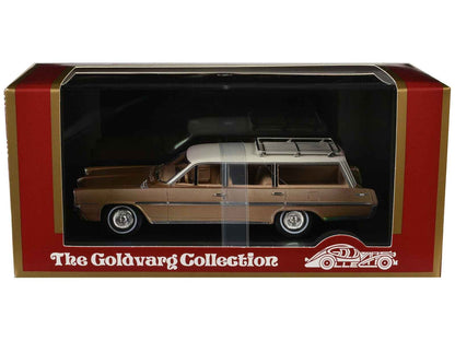 1964 Pontiac Safari Bronze Irid Metallic with Cream Top Limited Edition to 200 pieces Worldwide 1/43 Model Car by Goldvarg Collection