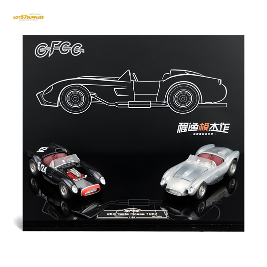 GFCC 250 Testa Rossa Black Beauty Double Car Set 1:64 - Evergreen Kings
