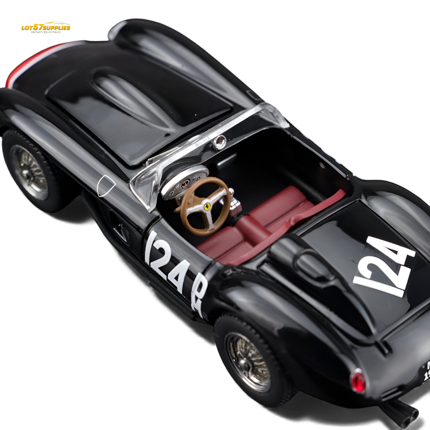 GFCC 250 Testa Rossa Black Beauty Double Car Set 1:64 - Evergreen Kings
