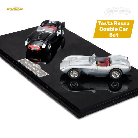 GFCC 250 Testa Rossa Black Beauty Double Car Set 1:64 - Evergreen Kings