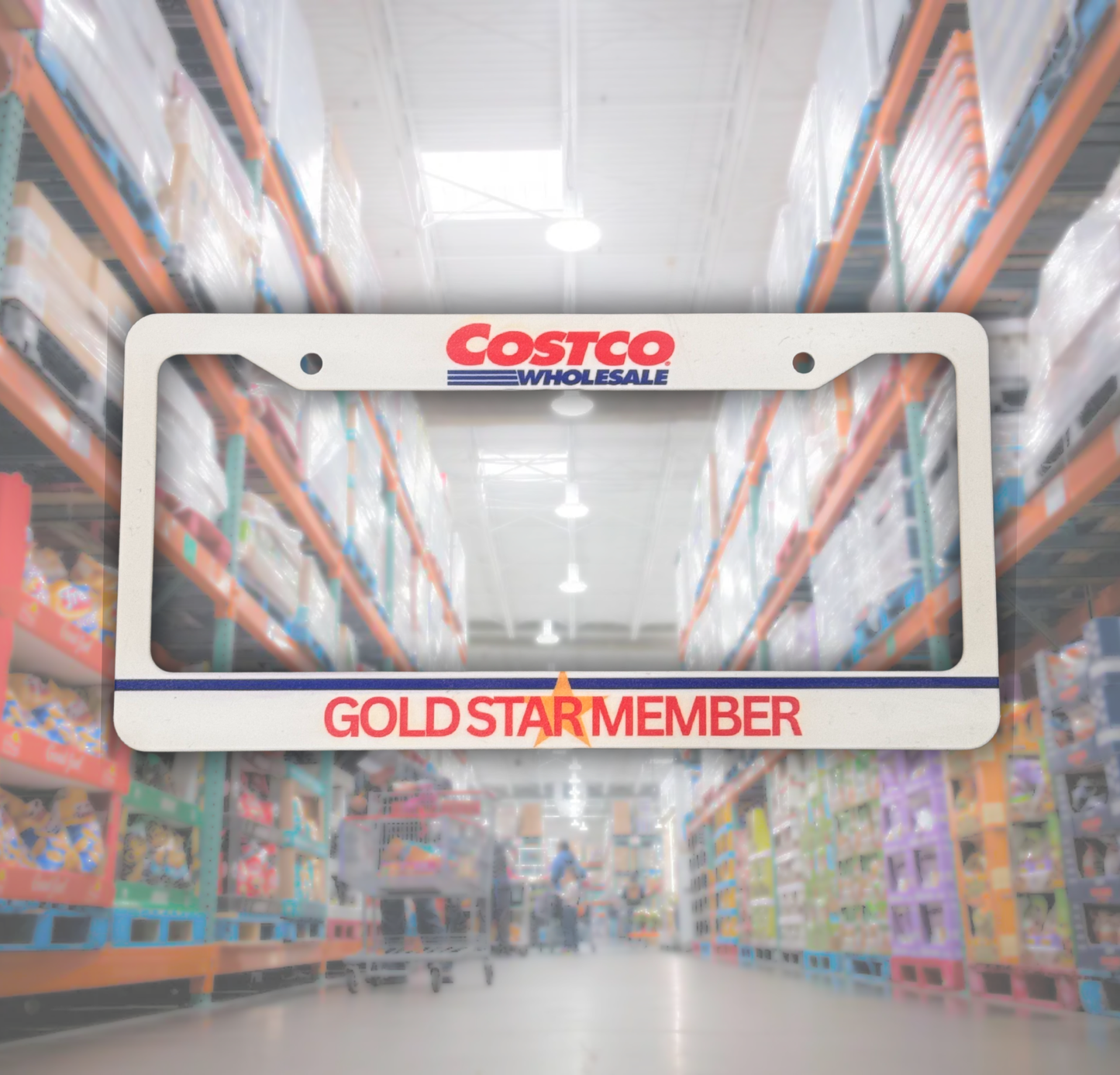 Costco "Gold Member" License Plate Frame
