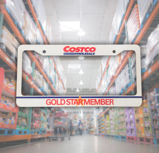 Costco "Gold Member" License Plate Frame