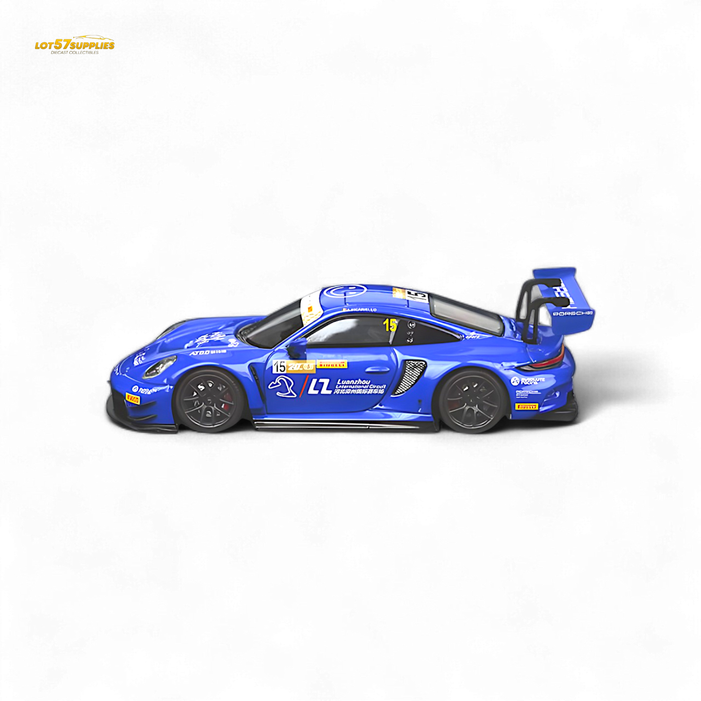 Star Race Porsche 911 GT3 Racing Blue No.15 1:64 - Evergreen Kings