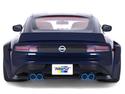 2023 Nissan 400Z by Pandem RHD (Right Hand Drive) Midnight Blue 1/18 Model Car by GT Spirit