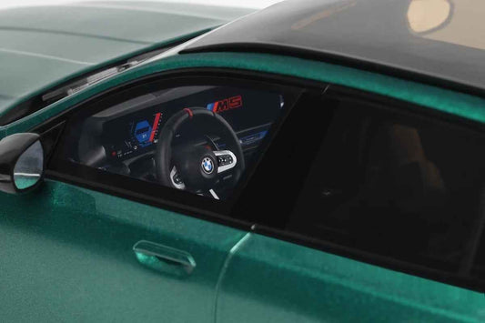 2024 BMW M5 Touring (G99) Isle of Man Green Metallic with Black Top 1/18 Model Car by GT Spirit