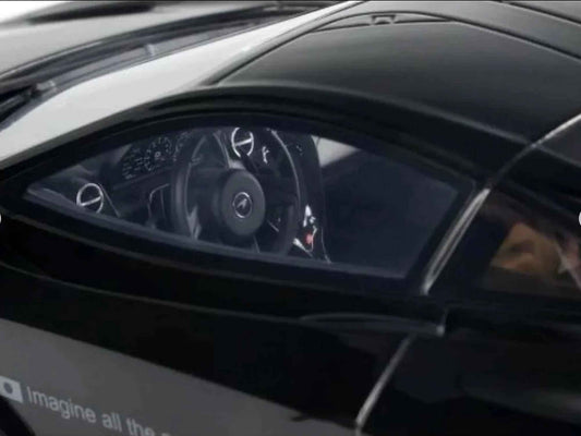 2023 McLaren 720S "LB-Works - Liberty Walk" Black 1/18 Model Car by GT Spirit