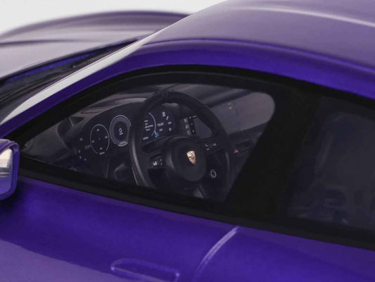 2023 Porsche Taycan Turbo GT Purple Sky Metallic 1/18 Model Car by GT Spirit