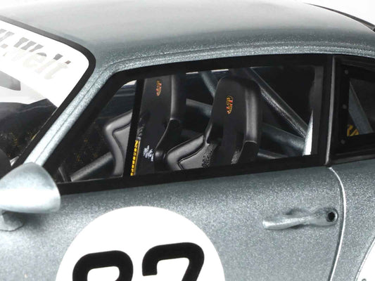 2024 RWB Yuiitsumuni #27 Silver Metallic 1/18 Model Car by GT Spirit