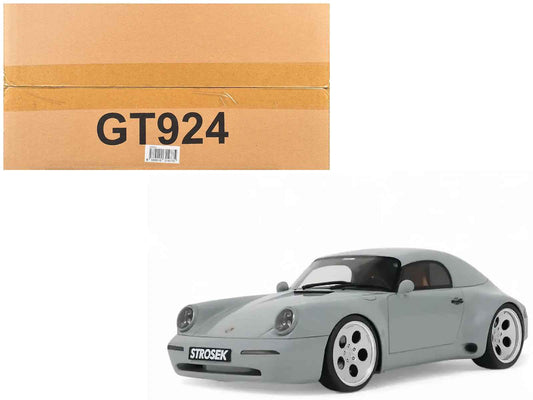 2023 Strosek Mega 30 Speedster (Porsche 911) Classic Gray 1/18 Model Car by GT Spirit