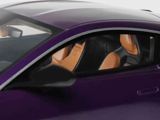 2023 Aston Martin Valour Purple Metallic 1/18 Model Car by GT Spirit