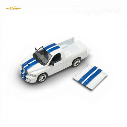 Pre-order Funny Model Dodge RAM SRT-10 diecast car in 1:64 scale from Lot57Supplies Diecast Shop, detailed replica with realistic features.