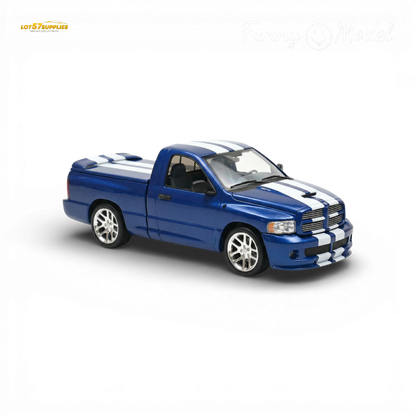 Blue 1:64 scale Dodge RAM SRT-10 VCA Edition diecast model by Lot57Supplies with detailed design and vibrant finish.