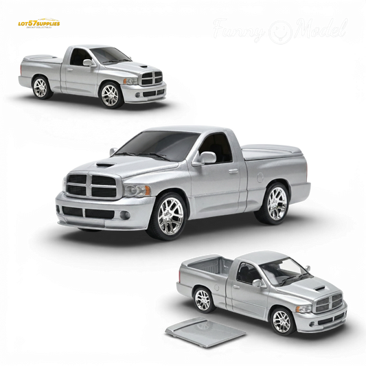 (Pre-Order) Funny Model Dodge RAM SRT-10 Silver 1:64 - Evergreen Kings