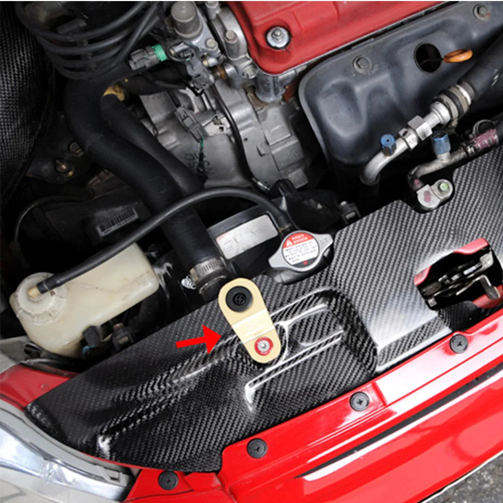 Honda Civic EK / Acura Integra DC / S2000 AP Aluminum Radiator Stay Bracket Kit