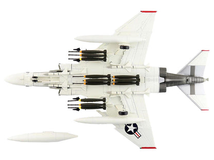 McDonnell Douglas F-4J Phantom II Fighter-Bomber Aircraft "153893 VMFA-312 Checkerboards" (1976) United States Marine Corps "Air Power Series" 1/72 Diecast Model by Hobby Master