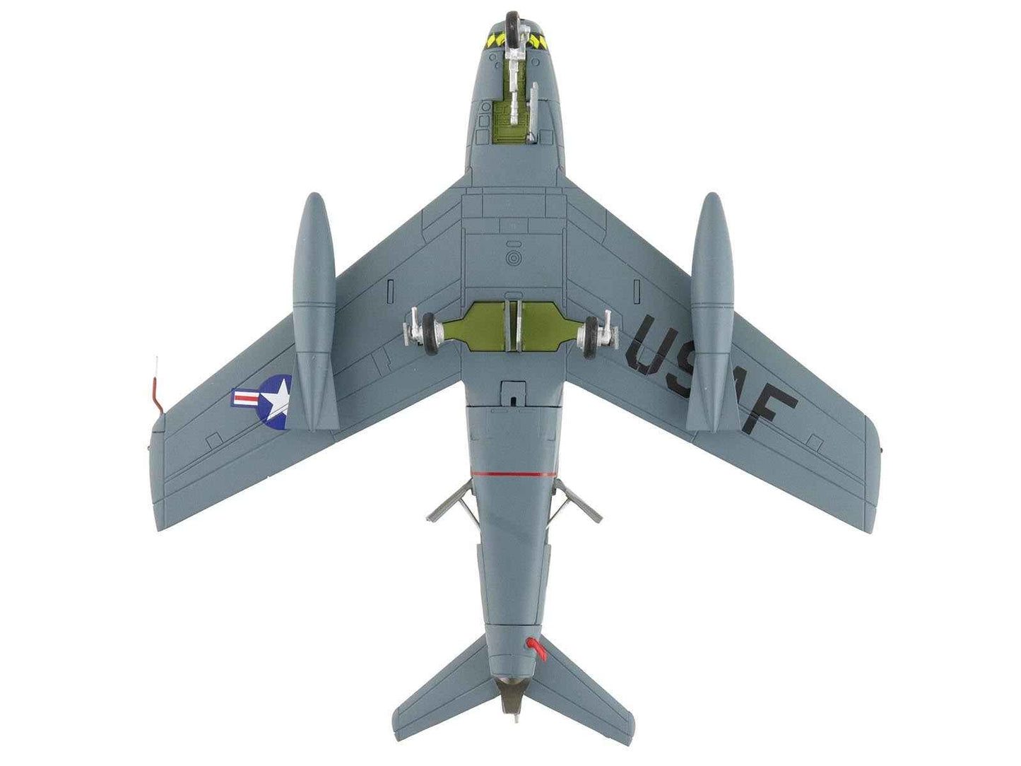 North American F-86F Sabre Fighter Aircraft "25333 461st Fighter Day Squadron West Germany" (1955) United States Air Forces in Europe "Air Power Series" 1/72 Diecast Model by Hobby Master