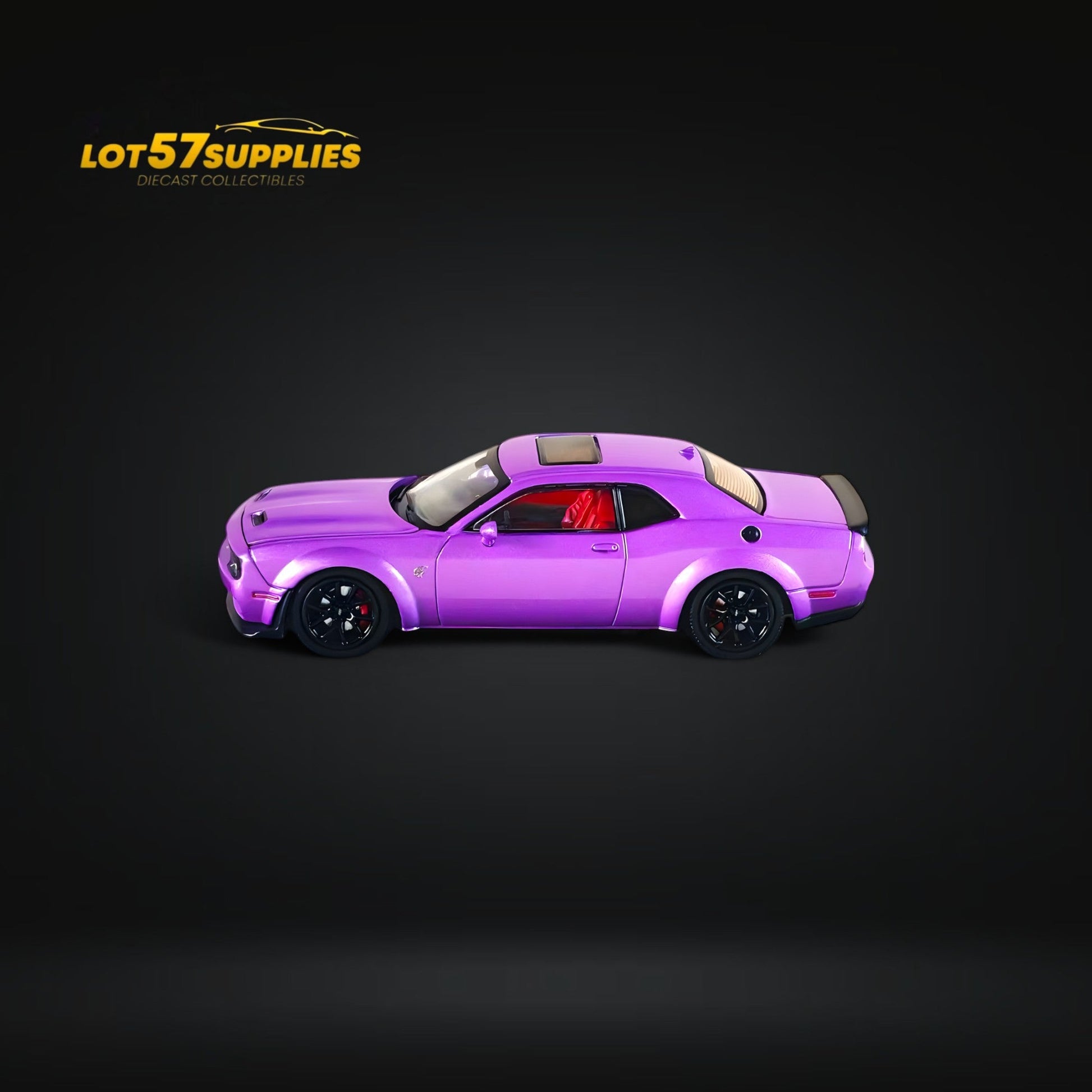 Stance Hunters Dodge SRT Hellcat Racing Purple 1:64 - Evergreen Kings