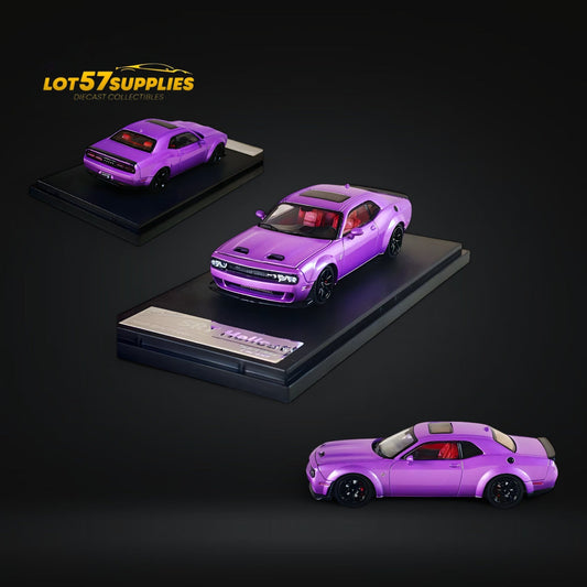 Stance Hunters Dodge SRT Hellcat Racing Purple 1:64 - Evergreen Kings