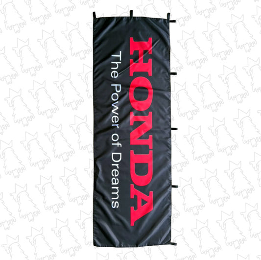 Honda The Power Of Dreams Nobori Flag (Black) - Evergreen Kings