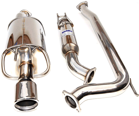 Invidia Q300 Stainless Tip Cat Back Exhaust Honda Civic Si Coupe 2006-2011 | HS06HC2G3S - Evergreen Kings