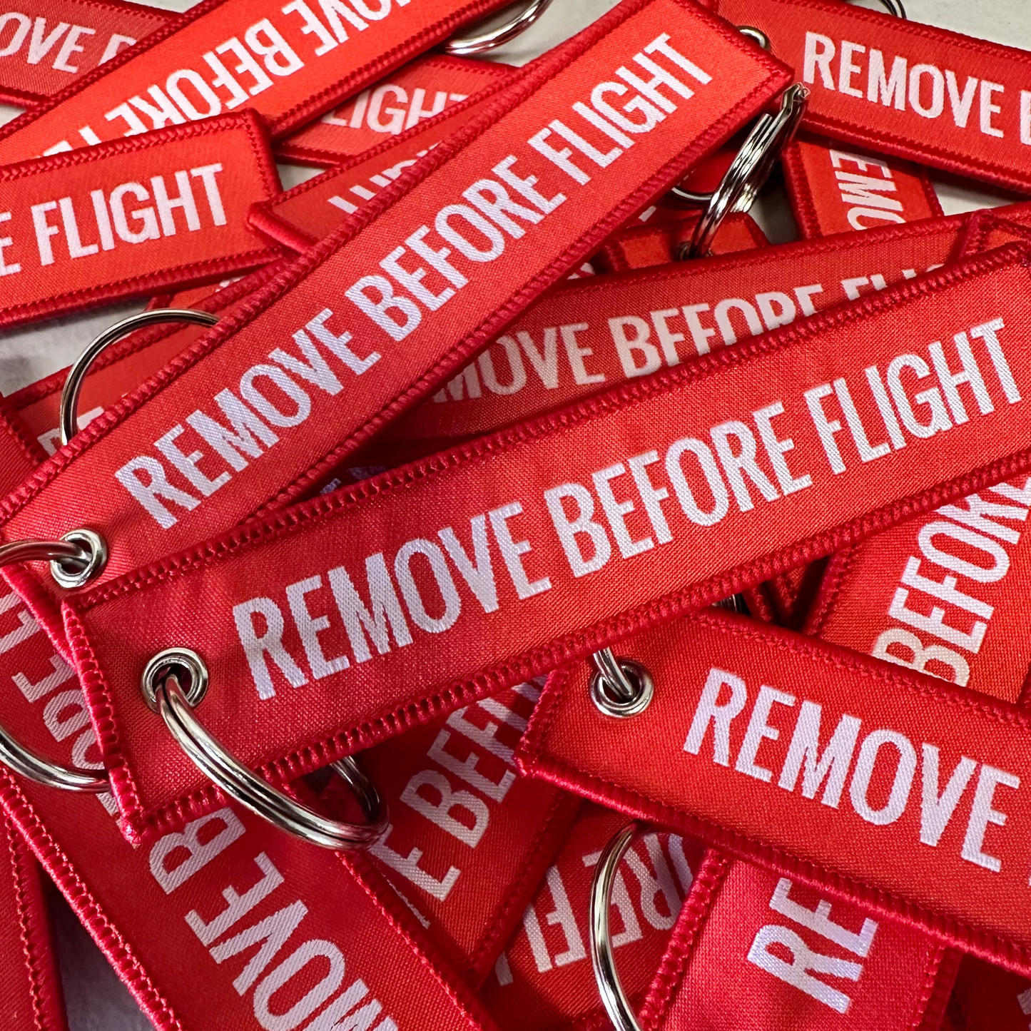 "Remove Before Flight" Keychain
