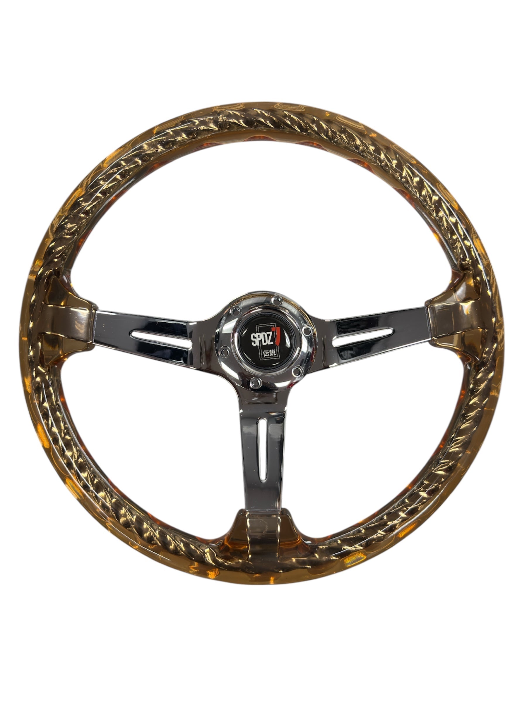 SPDZ1 Hitman V2 steering wheel by Speedzone Performance LLC in multiple color options, featuring a sleek, ergonomic design.