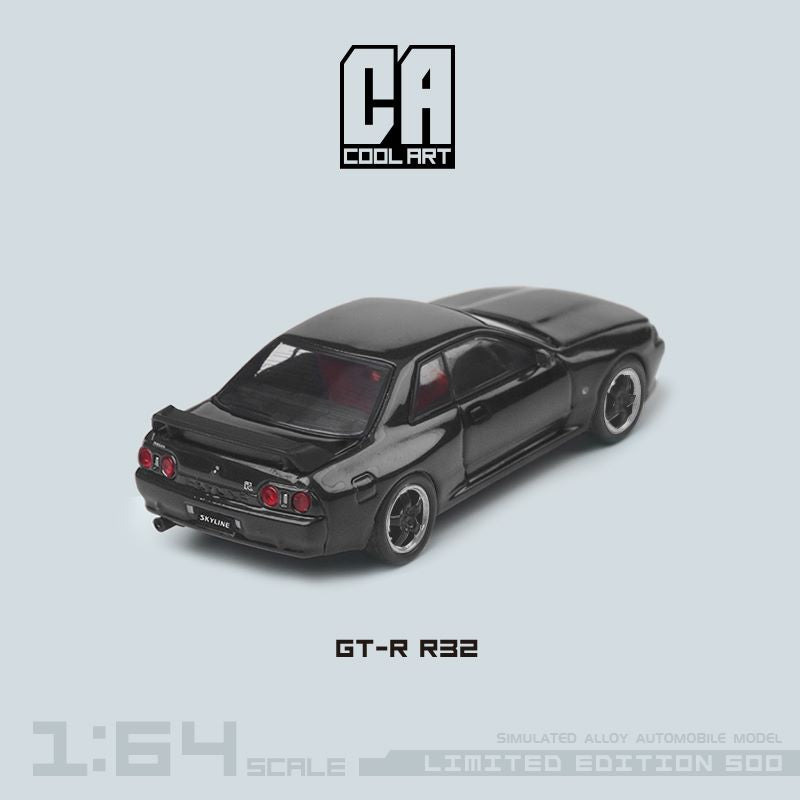 Cool ART Nissan Skyline GT-R R32 With Openable Hood 1:64 - Evergreen Kings