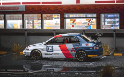 Diecast Speed GT Mitsubishi Evolution 9 Ralliart model car in 1:64 scale, detailed miniature from Lot57Supplies Diecast Shop.