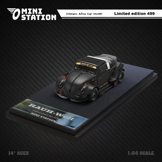 Mini Station Volkswagen Beetle Targa RWB 1:64 - Evergreen Kings