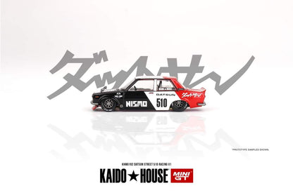 Mini GT x Kaido House Datsun 510 Sedan Racing V1 1:64 - Evergreen Kings