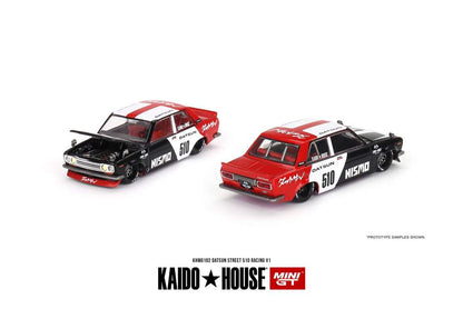 Mini GT x Kaido House Datsun 510 Sedan Racing V1 1:64 - Evergreen Kings