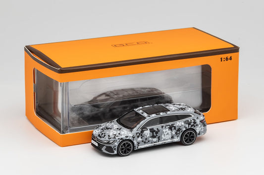 GCD Volkswagen Arteon R Grey Urban Camouflage 1:64 - Evergreen Kings