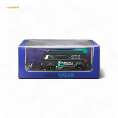 Mini Volkswagen T1 RWB Van #44 diecast model with Petronas livery, 1:64 scale, detailed miniature vehicle from Lot57Supplies Diecast Shop