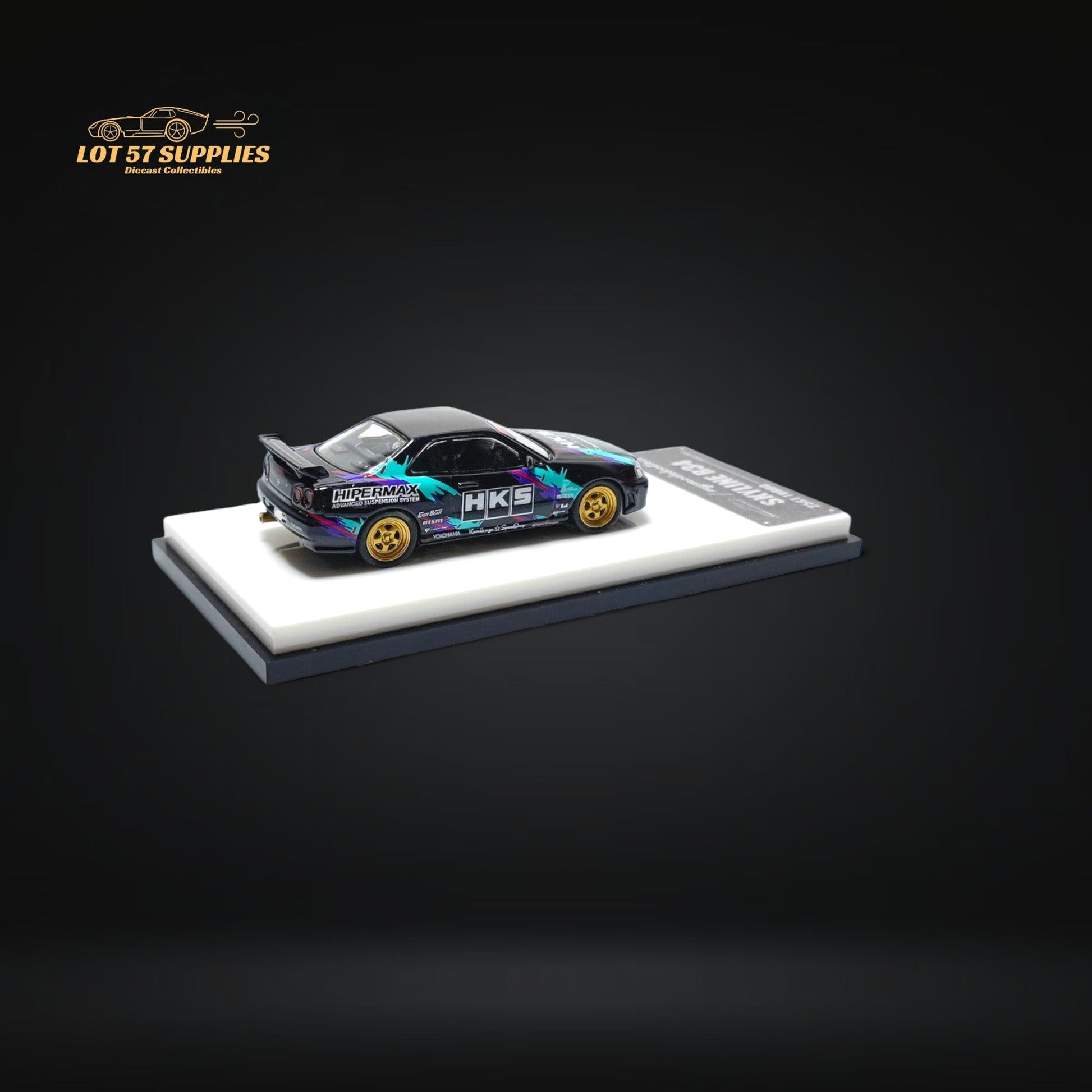 MC Nissan Skyline R34 HKS Livery 1:64 - Evergreen Kings