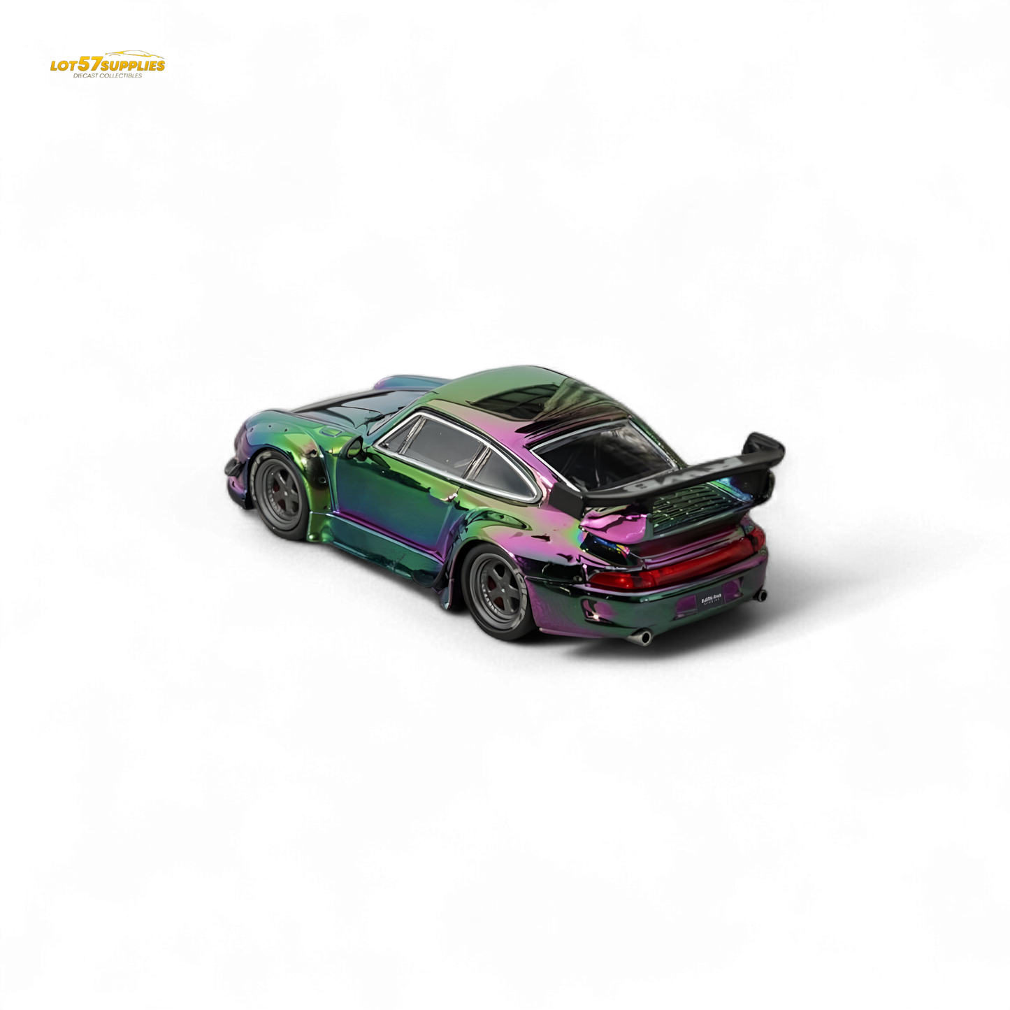 Star Model Porsche RWB 993 Magic Purple-Green 1:64 - Evergreen Kings