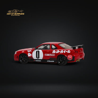 Stance Hunters Skyline GT-R R34 1:64 - Evergreen Kings