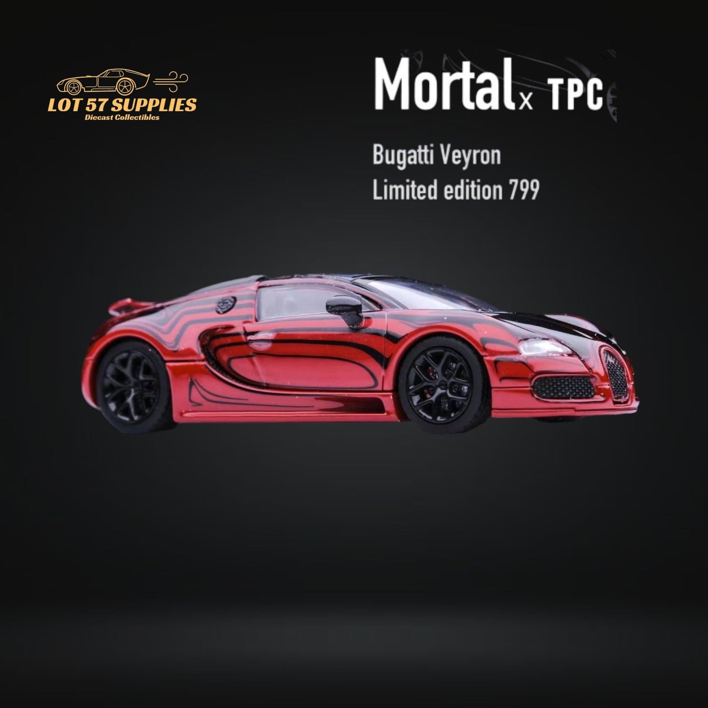 Mortal Bugatti Veyron 1:64 - Evergreen Kings