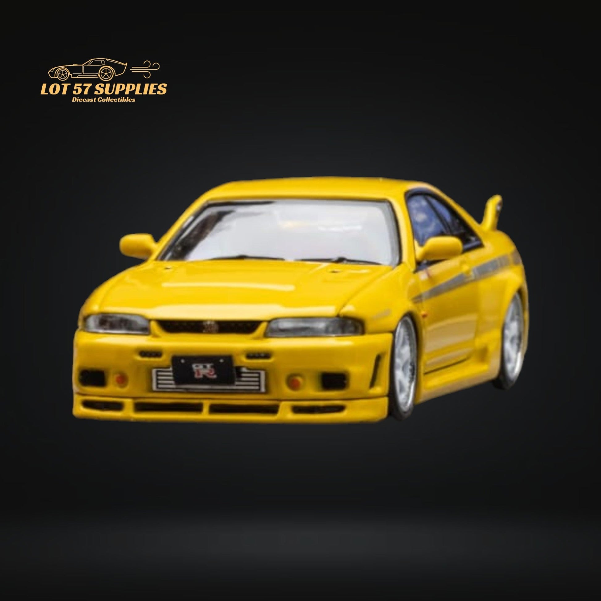 Focal Horizon Skyline R33 GT-R 400R Yellow 1:64 - Evergreen Kings