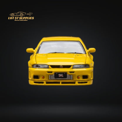 Focal Horizon Skyline R33 GT-R 400R Yellow 1:64 - Evergreen Kings