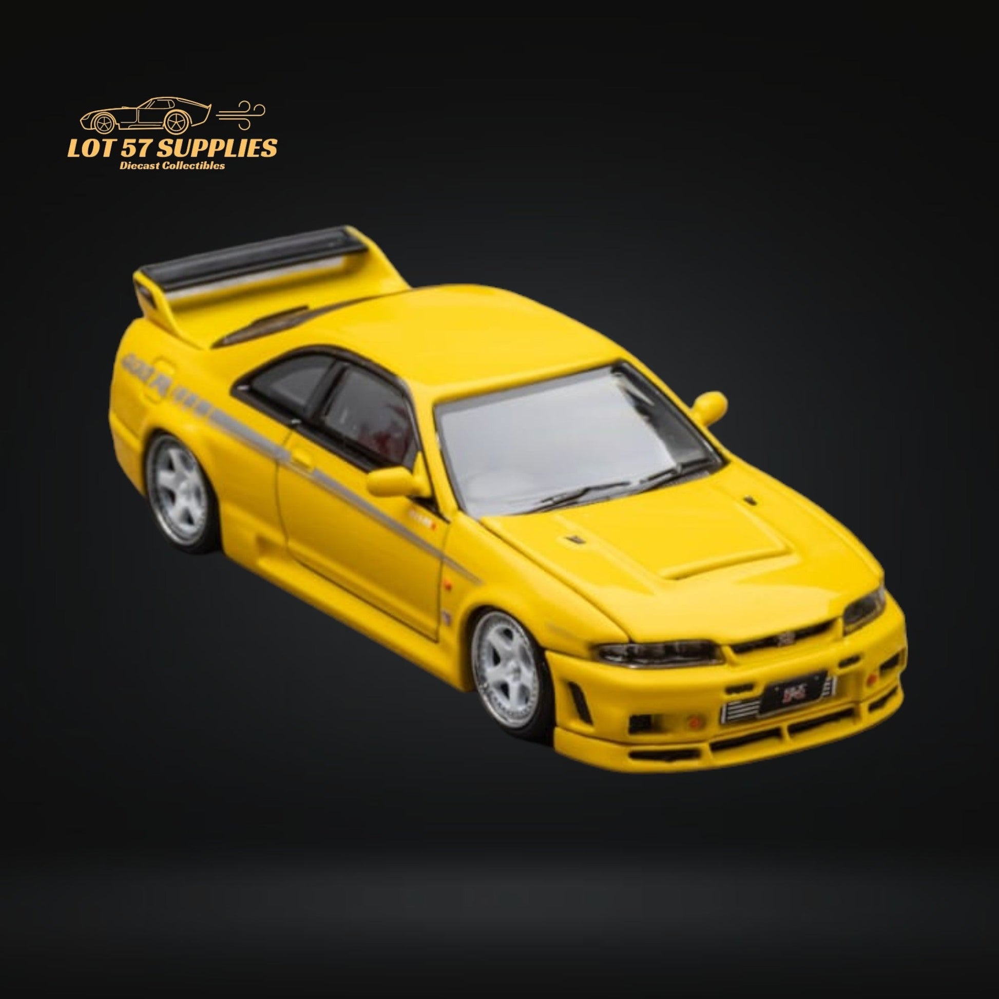 Focal Horizon Skyline R33 GT-R 400R Yellow 1:64 - Evergreen Kings