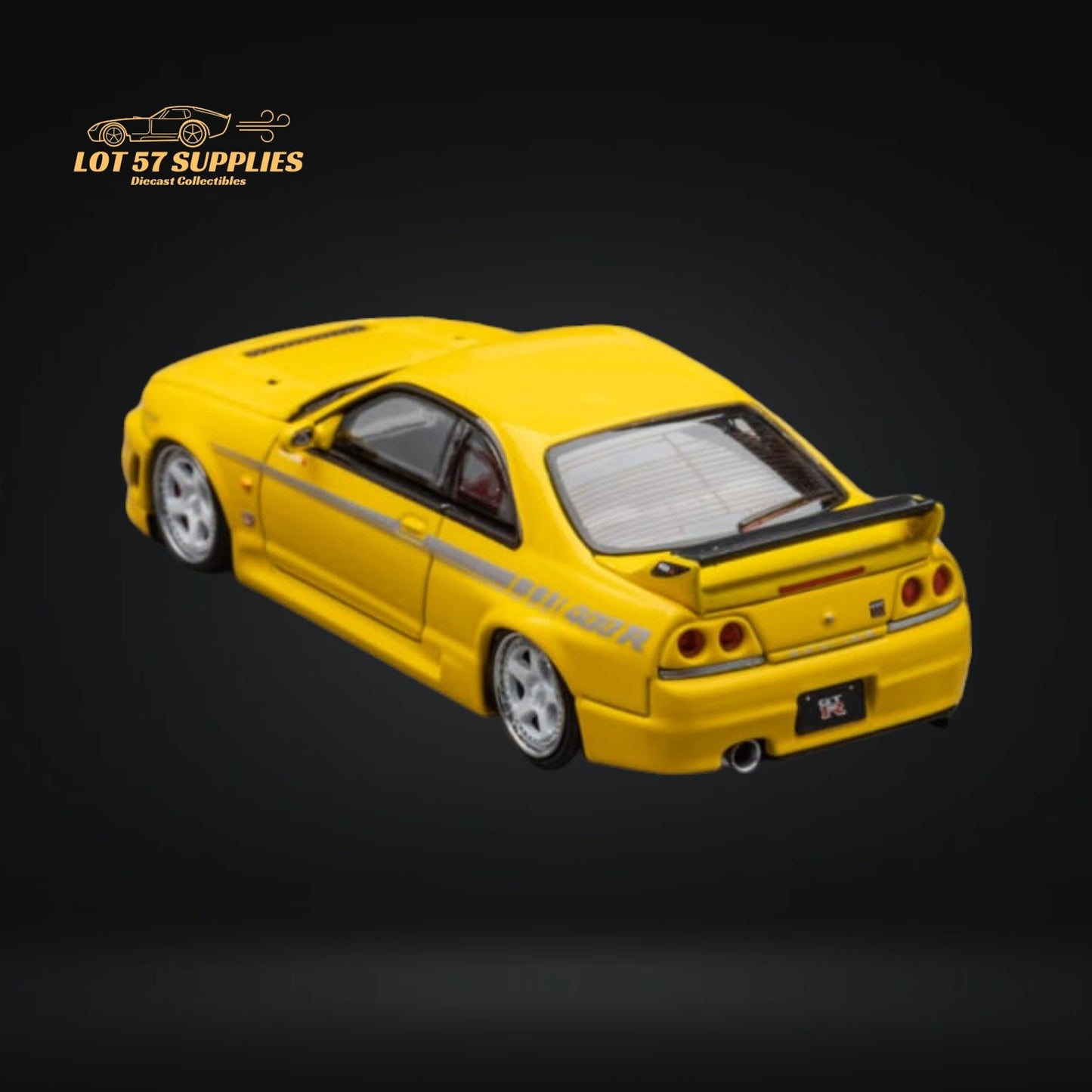 Focal Horizon Skyline R33 GT-R 400R Yellow 1:64 - Evergreen Kings