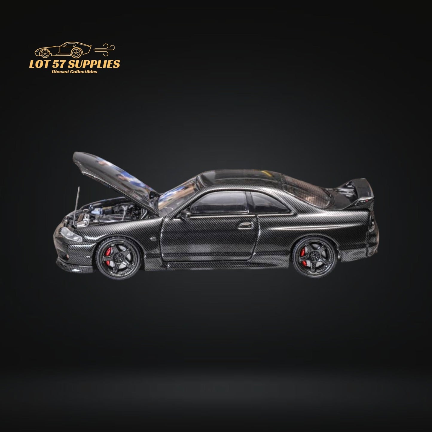 Focal Horizon Nissan Skyline GT-R R33 Black 1:64 - Evergreen Kings