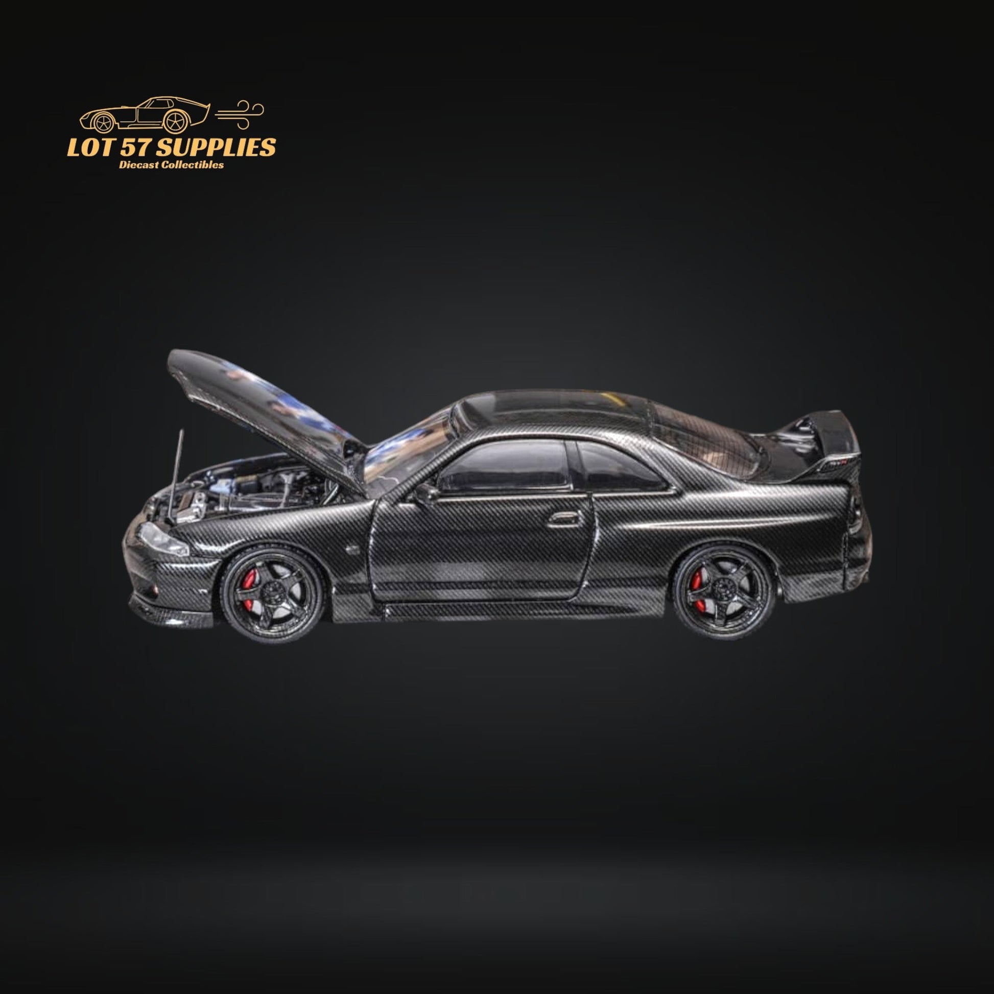Focal Horizon Nissan Skyline GT-R R33 Black 1:64 - Evergreen Kings